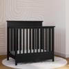 Storkcraft Petal 4-in-1 Convertible Mini Crib (Black)  GREENGUARD Gold Certified, Converts to Daybed and Twin-Size Bed, Bonus 2.75-inch Mini Crib Mattress Included, Ideal for Small Spaces view 2