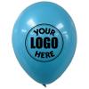 Custom Printed Logo Balloons or Balloons with Business Name 11 Inch Size (Baby Blue) view 1