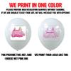 Custom Printed Logo Balloons or Balloons with Business Name 11 Inch Size (Metallic Gold) view 2