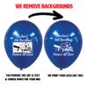 Custom Printed Logo Balloons or Balloons with Business Name 11 Inch Size (Metallic Gold) view 3
