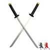 Set of Two 26 1/2 Inch Japan Samurai Pu Foam Blade Anime Sword Ninja Katana, Play, Fencing, Fun, Birthday, Halloween view 4