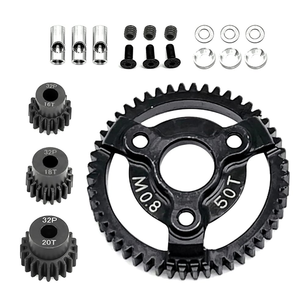 Harden Steel Spur Main Gear 0.8M 32P for Traxxas Slash 2WD VXL Bandit Rustler Stampede Drag Slash