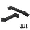 HOPLEX Stainless Steel Drive Shaft with Black Coating Front Rear Center Driveshafts for 1/18th TRX4M Defender Bronco RC Crawler Car Upgrades 2PCS(Black) view 1
