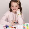 Giraffe 50 PCS White Valentine Slap Bracelets Bulk - Snap Wrist bands Bulk Party Favors For Kids for Birthday Goody Bag Stuffers - Classroom Prizes Easter Basket Stuffers - Carnival Giveaways view 4