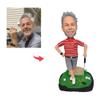 Custom Gentleman Bobblehead - Personalized Handmade Sculpture for Men, Elegant Suit & Confident Pose, Office Desk Decor, Unique Gift for Him, Made from Your Photo view 2