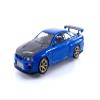 MINI GT 1/64 Nissan Skyline GT-R R34 Top Secret Bayside Blue (Right Handle) Finished Product view 1