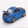 MINI GT 1/64 Nissan Skyline GT-R R34 Top Secret Bayside Blue (Right Handle) Finished Product view 2