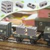 Deekin 100 Pcs Mini Cinder Blocks 1/12 Scale Mini Bricks Miniature Building Blocks for Dollhouse Accessories DIY Construction Toys Supplies view 3