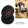 Rubber Tires, RC Wheels 1/12 RC Rubber Wheels and Tires Set for WLToys 124016 1/12 Remote Control Vehicle view 4