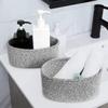 2 PackABenkle Small Woven Baskets, Tiny Oval Shallow Storage Baskets, Mini Cotton Rope Empty Decorative Basket, Boho Little Organizer Bins for Bathroom, Cat Dog Toy Gifts Baskets view 4