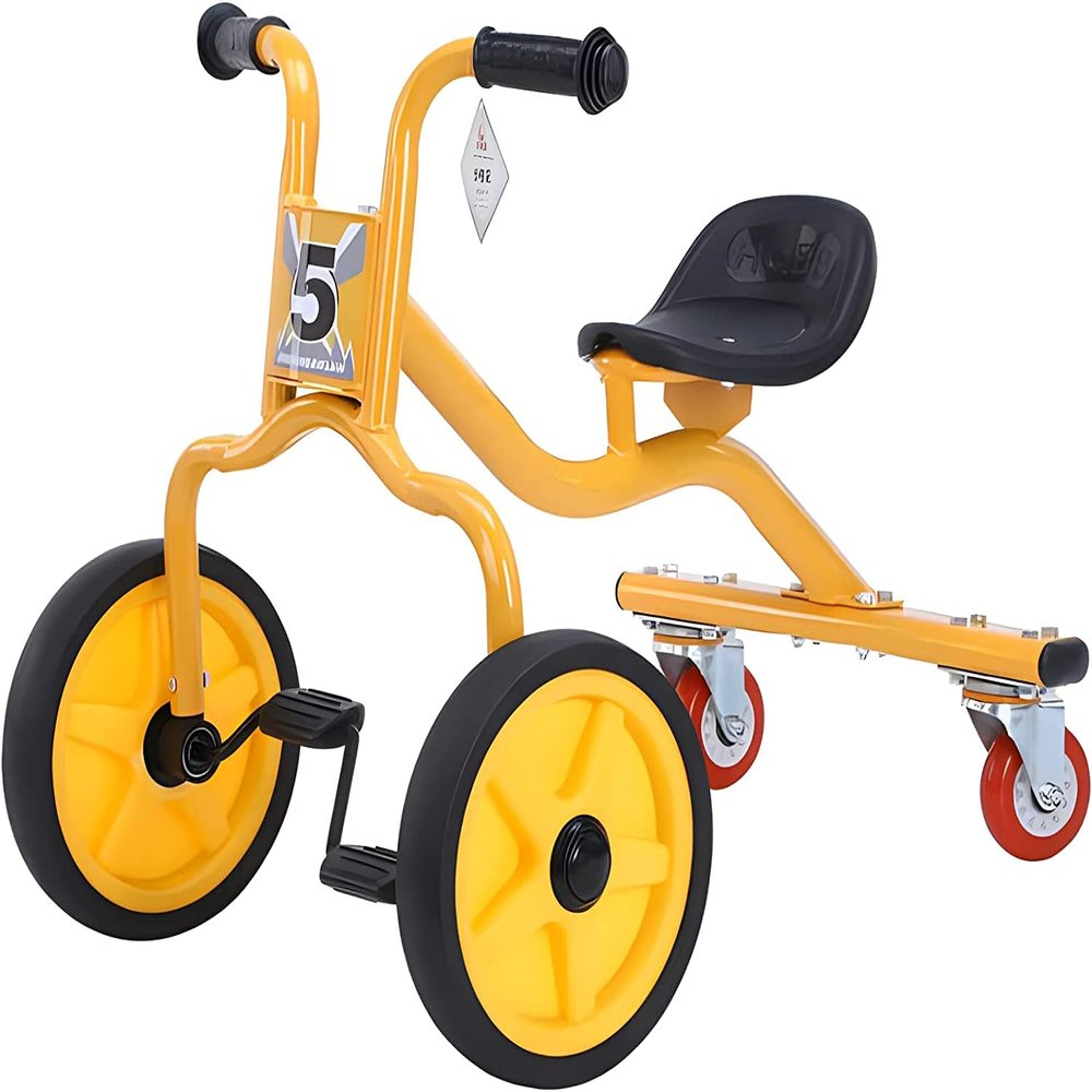 Kids Drift Tricycle, Preschool Playground Drift Car, Daycare Kids Trike, Children Bike, Outdoor Playground Equipment Tricycles for Riders Ages 2+