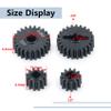 MORLORDY RC Aluminum Alloy Overdrive Portal Gears 0.8M 12T Drive Gear 23T Output Gear Set for 1/10 Scale SCX10 III Capra AXI03000 AXI03004 Upgrade Gears view 4