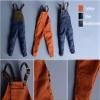 1/12 Scale Male Clothes,Men's Denim Overalls Pant Costume Clothing for 6inch Male Action Figure Body (Yellow) view 4