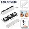 100% Blackout Window Cover Magnetic Blackout Curtains,Portable Black Out Shades No Drill Cuttable Blackout Blinds for Bedroom, RV, Nursery, Media Room,Dorm,Grey (118"x57") view 3