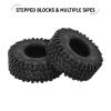 INJORA 1.0 Tires - 57 * 22mm S5 Super Soft Sticky Crawler Tires for TRX4M Axial AX24 SCX24 FCX24 Enduro24 Upgrade,T1016 view 4