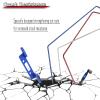 Rcarmumb Front and Rear Sway Bar Kit Upgrades Part for 1/10 Slash 2WD,Aluminum Front Rear Wide Sway Bar Kit RC Upgrades. view 4