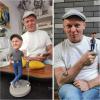 mydedor Custom Bobble-Heads Figurine Customized Doll, Male Photographer Custom Bobble Head, Bobble Head Figures Handmade Personalized Sculpture Gift for Man view 2