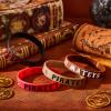 Leitee 48 Pcs Pirate Rubber Bracelets Pirate Party Theme Wristbands Silicone Wristbands Party Supplies Favors Accessories for Men Women Birthday Prizes, 4 Styles view 2