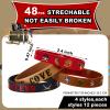 Leitee 48 Pcs Pirate Rubber Bracelets Pirate Party Theme Wristbands Silicone Wristbands Party Supplies Favors Accessories for Men Women Birthday Prizes, 4 Styles view 3