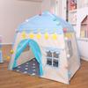 Kids Play Tent Princess Prince Castle Play Tent Large Children Playhouse with Fairy Lights Oxford Fabric EN71 ASTM Certified Indoor Outdoor Toddler Toys Christmas & Birthday Gift for Kids (Blue) view 3