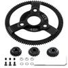 Rcarmumb 48P 83T Transmission Gears Upgrades Part for 1/10 Slash 2WD,Rustler,Stampede,Metal Steel 83T Spur Gear with Pinions Gears(19T/20T/21T) Hops up. view 1