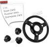 Rcarmumb 48P 83T Transmission Gears Upgrades Part for 1/10 Slash 2WD,Rustler,Stampede,Metal Steel 83T Spur Gear with Pinions Gears(19T/20T/21T) Hops up. view 2