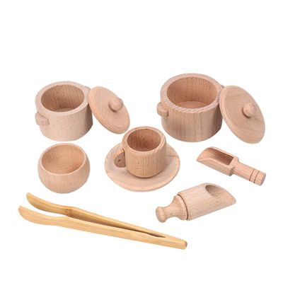 ORFOFE 1Set Miniature Tea Ware Tea Cup and Tea Tray for Mini House Tea Party Decor for Dollhouses and Miniature Displays