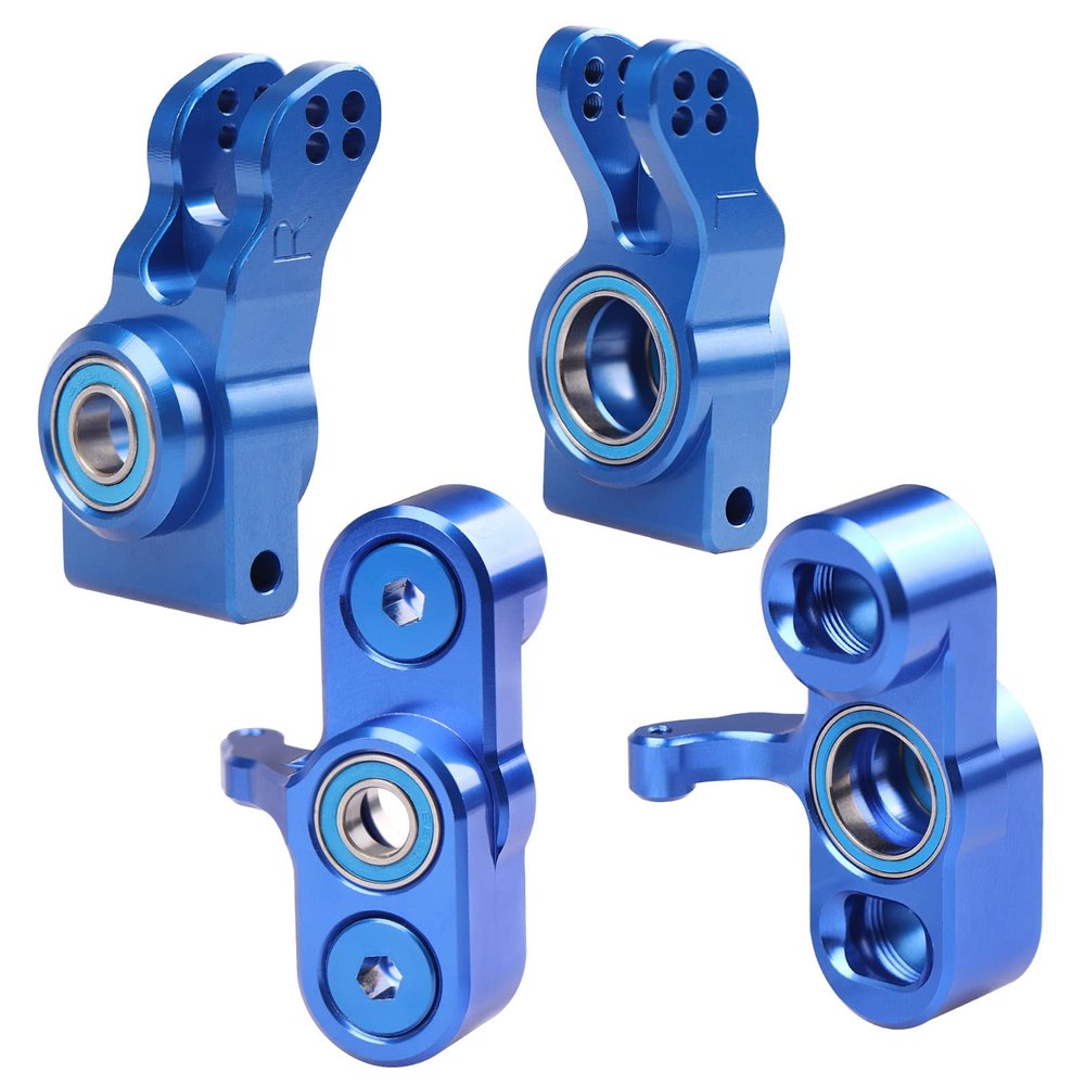 Acekeeps Front Steering Knuckles Caster Blocks and Rear Hub Set for Arrma RC 1/8 Typhon Talion 1/7 Felony Mojave Limitless Car