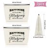 Mahjong Gifts 2 PCS Makeup Bag Mahjong Lover Gift Gambling Gifts for Women Cosmetic Bag Mahjong Player Gift Mothers Day Gift Grandma Mother Retirement Gifts Birthday Christmas Gifts Travel Pouch view 3