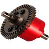 Rcarmumb Steel #45 Front Differential Upgrades Part for 1/10 Slash 4X4 VXL Rustler 44 VXL Stampede 4X4 VXL,Matel Diffrential Upgrades,Replaced #5381 #6882 #5379,Red view 1