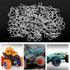 100 Pcs 1/10 RC Body Clips Pins,Stainless Steel Springy R Clips Body Shell Clip Pin for Remote Control Car Shell view 3