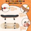 Jexine 6 Sets DIY Fingerboard Kit Fingerboard Accessories Mini Finger Skateboard Parts Include 12 Brackets 54 Screws 30 Nuts 6 Screwdriver 24 Board Wheels Tool for 96mm(Colorful) view 4