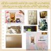 Flever Dollhouse DIY Book Nook Miniature Kit, DIY Booknook Bookshelf Insert Decor, 3D Wooden Puzzle Booknook Miniature Kit for Creative Assembled Bookends (Sakura Holiday) view 3