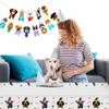 2 PCS Dog Birthday Party Supplies,Dog Disposable Tablecloth With Happy Birthday Banner,134 x 180 cm/53 x 71 inches Puppy Paw Print Plastic Table Covers for Dog Birthday Party Rectangle Tables view 4