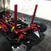 TT-02 Metal Front Rear Body Holder Kit for TT02 Upgrade Part (Red) view 2