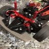 TT-02 Metal Front Rear Body Holder Kit for TT02 Upgrade Part (Red) view 3
