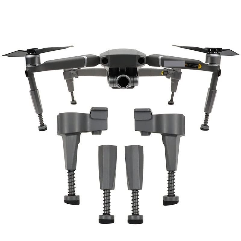 ABZEKH Drone Accessories Heighten Landing Gear for DJI Mavic 2 Pro Zoom Bracket Extending Leg Spring Shock Absorber for Tripod Spring Stand Drone Accessories