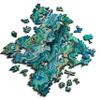 Marbling Infinity Wood-Art Mind Exercise Challenge for Adults - 363 Pieces - No Fixed Shape - Endlessly Reconfigurable - 12 x 10.5 in - Large - Blue Green view 1