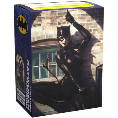 Arcane Tinmen Dragon Shield Sleeves  Dragon Shield Limited Edition Brushed Art: Catwoman 100 CT - MTG Card Sleeves are Smooth & Tough - Compatible with Pokemon & Magic The Gathering Cards, White
