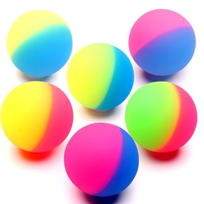 Entervending Jumbo Bouncy Balls - Huge 3 Inch Rubber Balls for Kids (Pack of 6) - Perfect for Parties