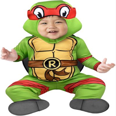 InSpirit Designs Teenage Mutant Ninja Turtles Baby Classic Raphael Costume | Officially licensed | Infant costume | Group costume | Classic costume, SM