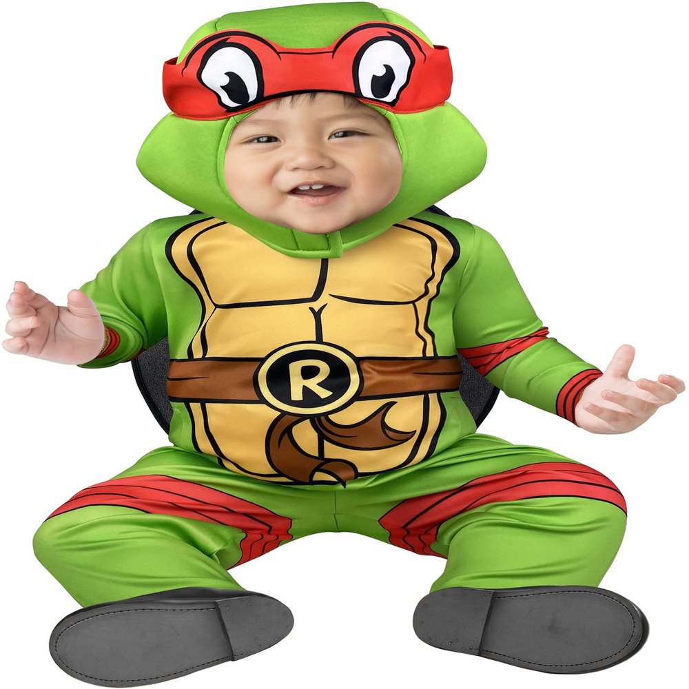 InSpirit Designs Teenage Mutant Ninja Turtles Baby Classic Raphael Costume | Officially licensed | Infant costume | Group costume | Classic costume, SM
