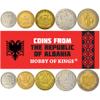 5 Coins from Albania | Albanian Coin Set Collection 5 10 20 50 100 Leke | Circulated 1995-2020 | Teuta | Genthios | Eagle | Dolphin | Berat | Olive | Liburn view 1