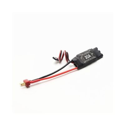 RC helicopter aircraft parts For Fixed wing aircraft T-rex 450 V2 30A Brushless ESC V2 Motor Speed Controller RC ESC Helicopter Boat for FPV Quadcopter Drone Replaceable accessories ( Color : Short 30