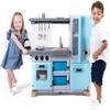 Step2 Cooking Time Kids Kitchen Playset, Indoor/Outdoor Kitchenette, Interactive Play with Lights and Sounds, Made of Durable Plastic, Includes 23 Piece Toy Accessories, for Toddlers 2+ Years Old view 1