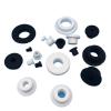 GatherTOOL 10PCS Silicone Rubber Wire Grommet Round Hollow Plugs with Hole 3mm 3.5mm 4mm 4.5mm 5mm Silicon End Caps Rubber O-Rings Gasket (Color : Black, Size : A 9mm(0.35 inch)) view 2