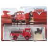 Disney Cars 2023 Mattel 1:55 Scale Diecast 2-Pack Red The Fire Truck and Stanley Monument view 1