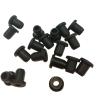 GatherTOOL 10PCS Silicone Rubber Wire Grommet Round Hollow Plugs with Hole 3mm 3.5mm 4mm 4.5mm 5mm Silicon End Caps Rubber O-Rings Gasket (Color : White, Size : A 8mm a (0.32 inch)) view 3