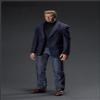 1/6 Scale Male Clothes,Men's Casual Suit Jeans Suit Coat Shirt Pant Shoes Costume Clothing for 12inch Male Action Figure Body (Blue) view 4