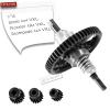 Rcarmumb Hardened Steel Slipper Clutch Eliminator Gear Upgrades Part for 1/10 Slash 4X4/VXL Stampede 4X4/VXL Rustler 4X4/VXL,54T Spur Gear with Pinions Gears Set(15T 17T 19T),#6878,Sliver view 2
